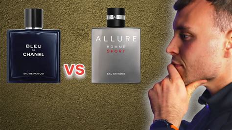 chanel allure homme vs bleu